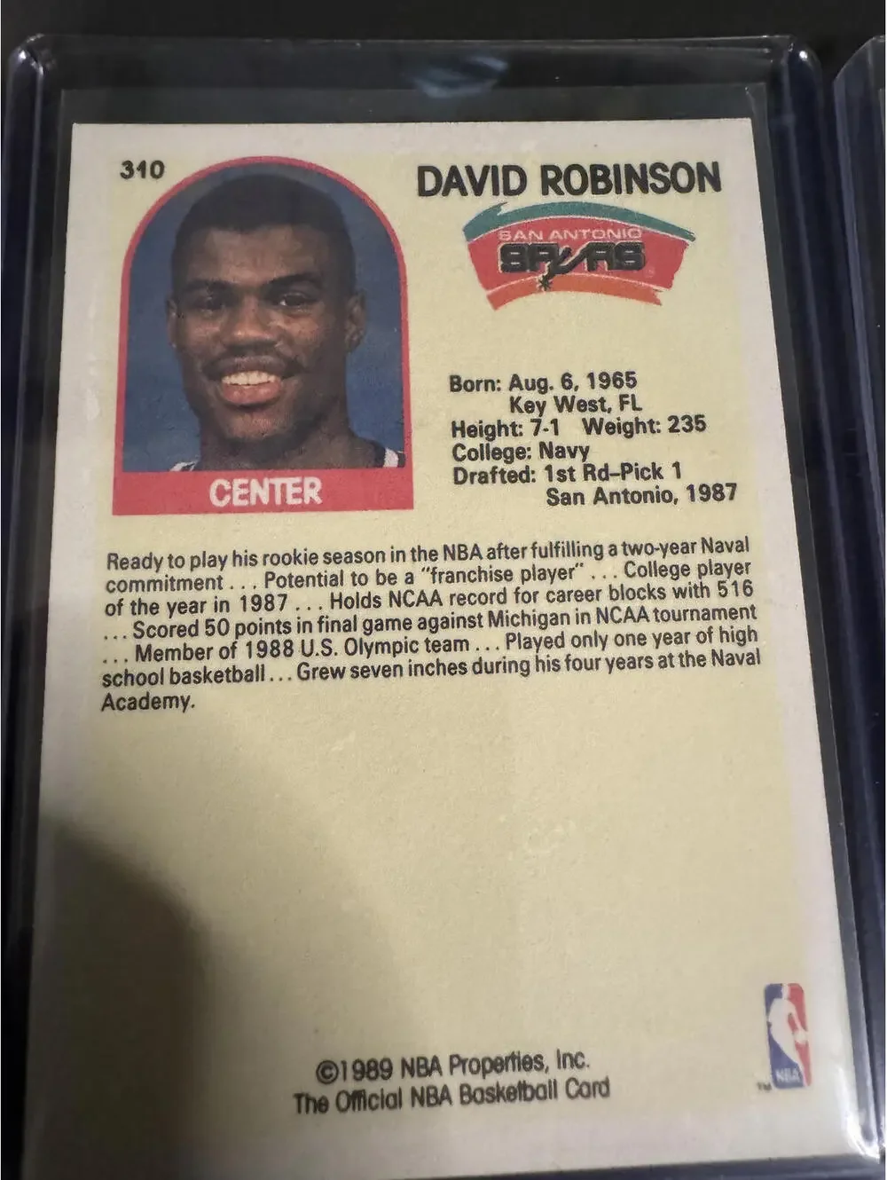 David Robinson 1990  - 3 Cards